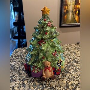 Like new! Vintage Christmas Tree cookie jar